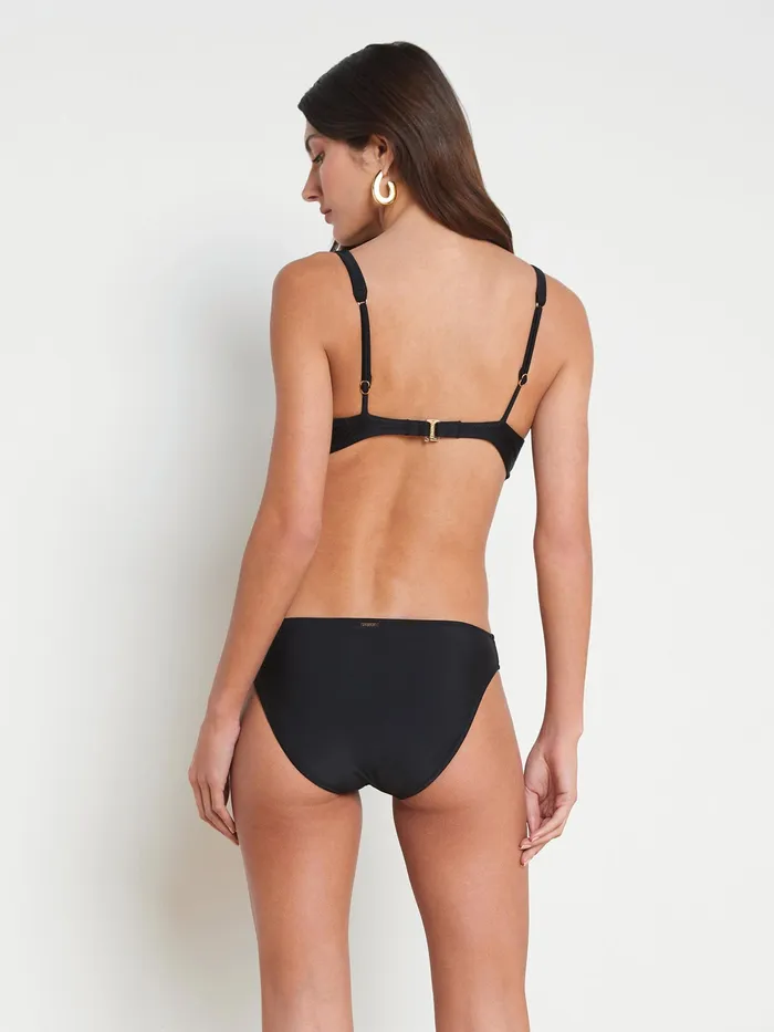 Women L039Agence Bikinis Nicole Bikini Bottom Black Women L039Agence Bikinis Nicole Bikini Bottom Black
