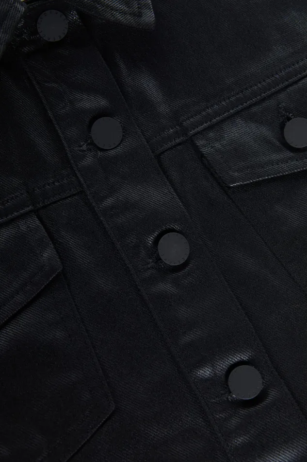 Women L039Agence Blazers and Jackets New Koda Coated Jacket Noir Coated Women L039Agence Blazers and Jackets New Koda Coated Jacket Noir Coated