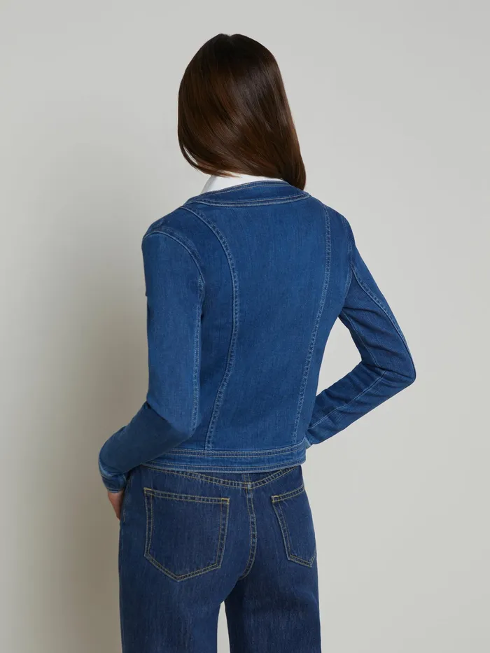 Women L039Agence Blazers and Jackets New Yari Denim Jacket Apollo Women L039Agence Blazers and Jackets New Yari Denim Jacket Apollo