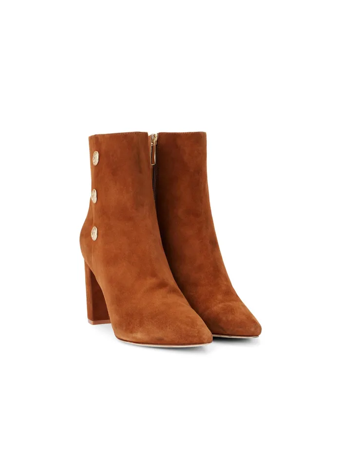 Women L039Agence Boots and Booties New Theodora Bootie Buckskin Suede Women L039Agence Boots and Booties New Theodora Bootie Buckskin Suede