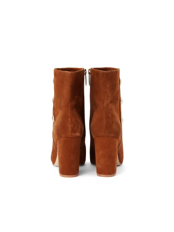 Women L039Agence Boots and Booties New Theodora Bootie Buckskin Suede Women L039Agence Boots and Booties New Theodora Bootie Buckskin Suede
