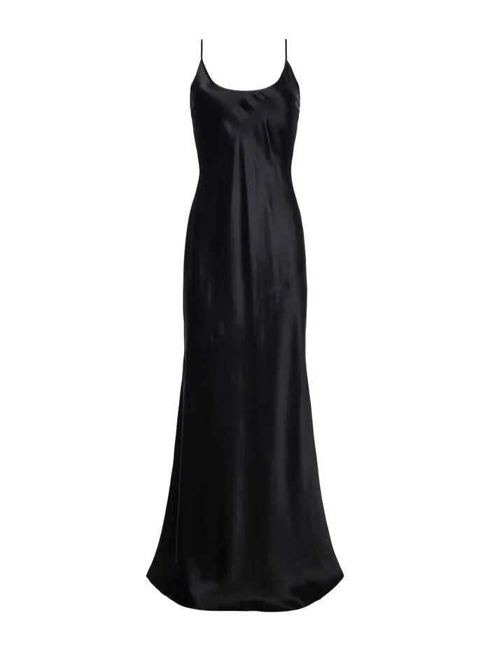 Women L039Agence Dresses and Jumpsuits Charmaine Silk Gown Black Women L039Agence Dresses and Jumpsuits Charmaine Silk Gown Black