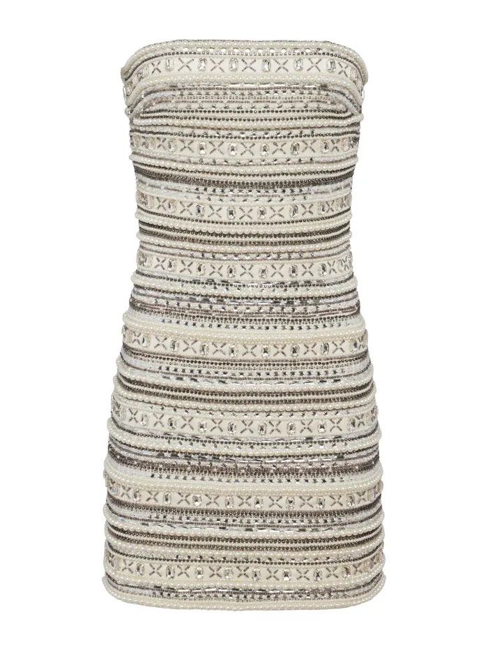 Women L039Agence Dresses and Jumpsuits Diamond Crystal Embellished Dress Crystal Bead Mix Women L039Agence Dresses and Jumpsuits Diamond Crystal Embellished Dress Crystal Bead Mix