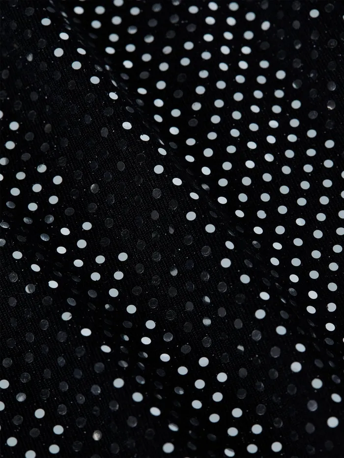 Women L039Agence Dresses and Jumpsuits Rosetta Sequin TwistFront Dress Blacksilver Women L039Agence Dresses and Jumpsuits Rosetta Sequin TwistFront Dress Blacksilver