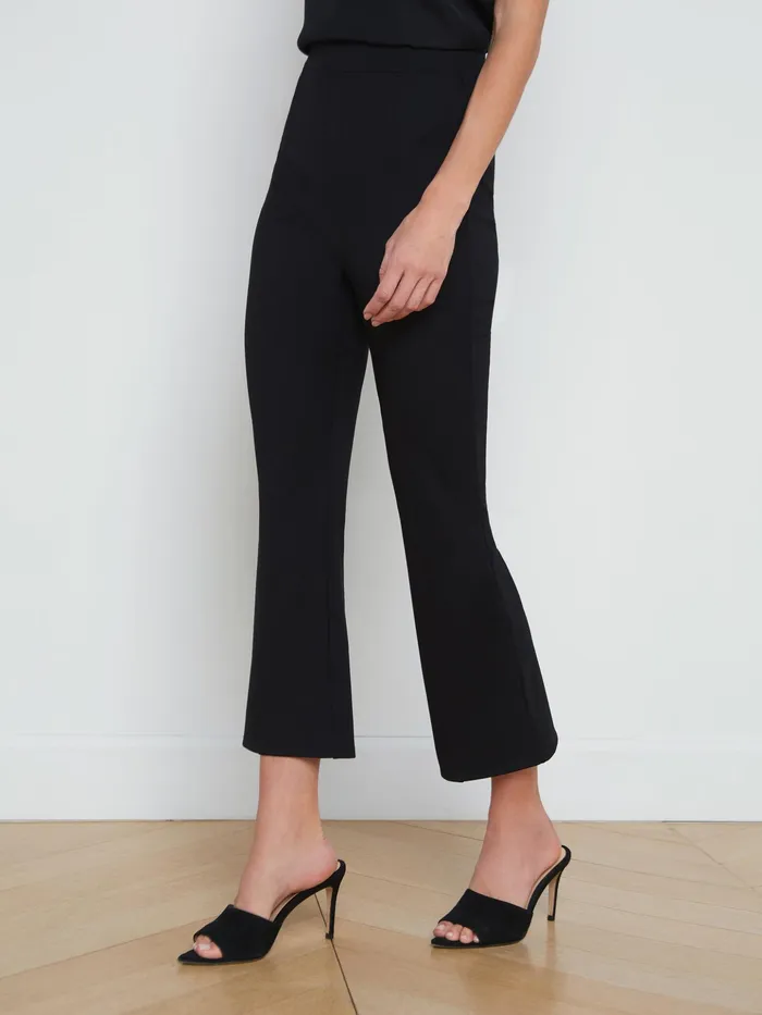 Women L039Agence Pants Kayden PullOn Kick Flare Pant Black Women L039Agence Pants Kayden PullOn Kick Flare Pant Black