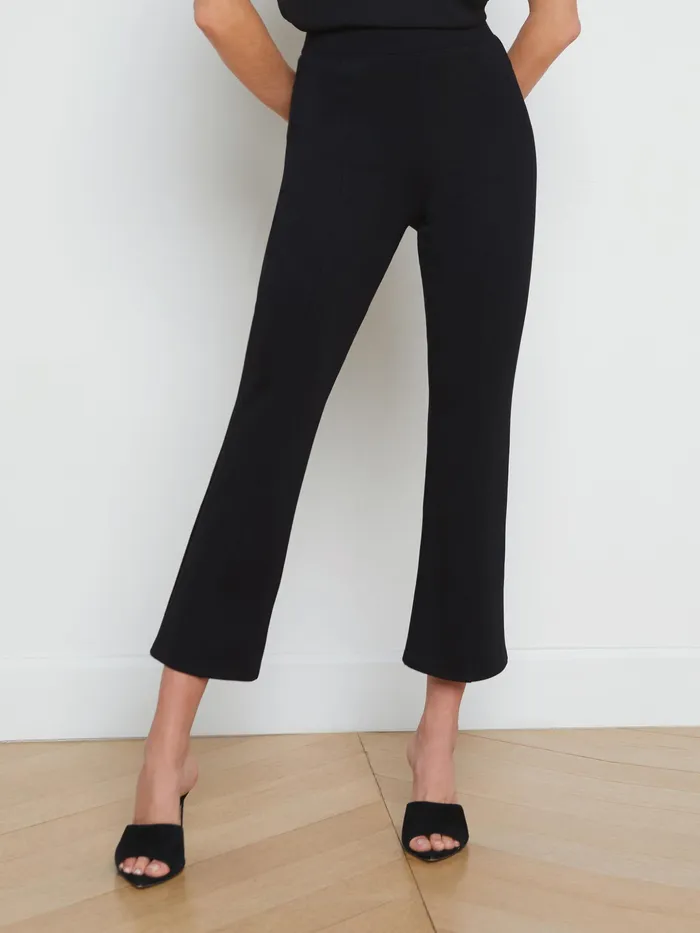 Women L039Agence Pants Kayden PullOn Kick Flare Pant Black Women L039Agence Pants Kayden PullOn Kick Flare Pant Black