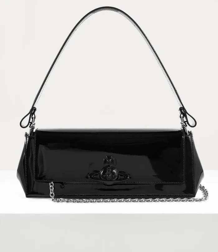 Women Large Hazel Handbag Blackenamelorb Vivienne Westwood The Hazel Women Large Hazel Handbag Blackenamelorb Vivienne Westwood The Hazel