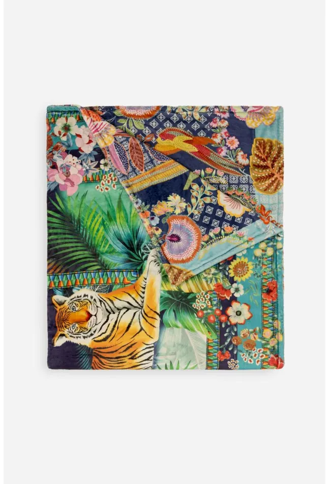 Women Laurel Canyon Cozy Blanket Tigres Johnny Was Blankets