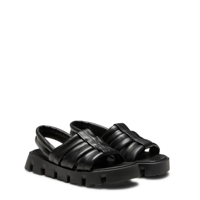 Women Leather Sandal Black Fratelli Rossetti Sandals Women Leather Sandal Black Fratelli Rossetti Sandals
