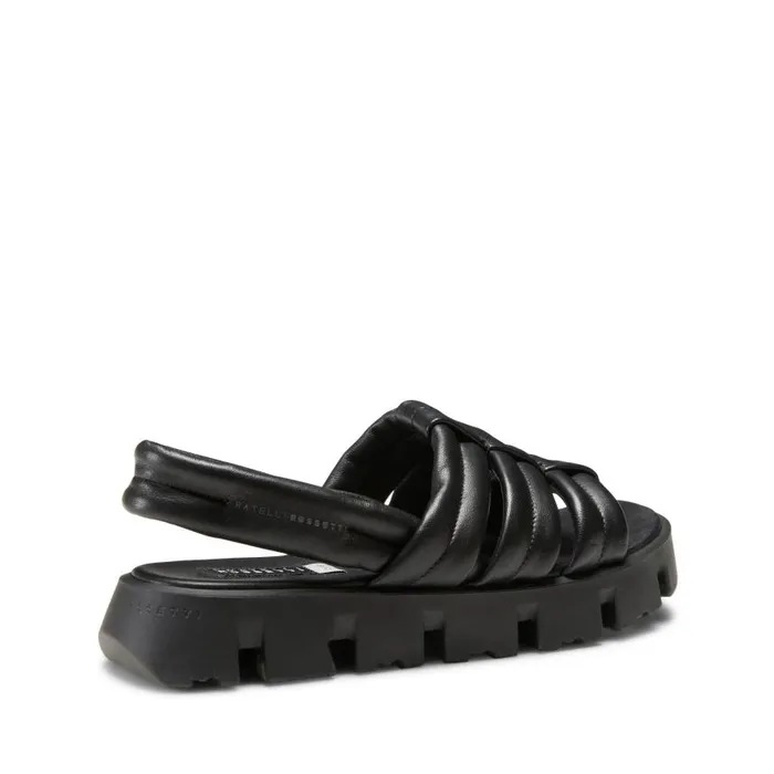 Women Leather Sandal Black Fratelli Rossetti Sandals Women Leather Sandal Black Fratelli Rossetti Sandals