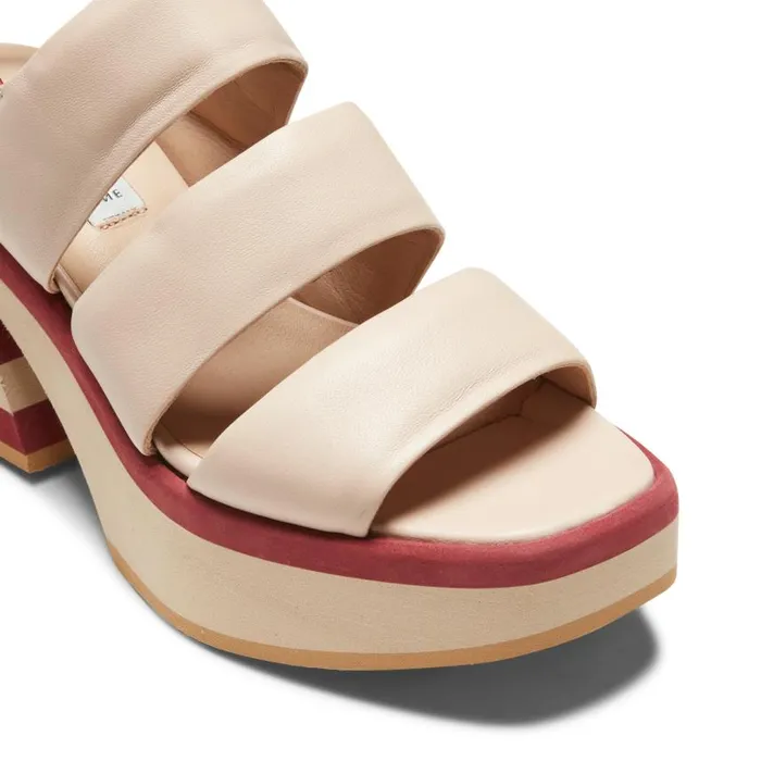 Women Leather Wedge Sandal Milk White Fratelli Rossetti Sandals Women Leather Wedge Sandal Milk White Fratelli Rossetti Sandals