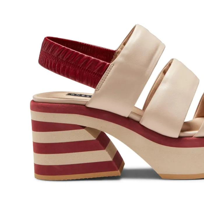 Women Leather Wedge Sandal Milk White Fratelli Rossetti Sandals Women Leather Wedge Sandal Milk White Fratelli Rossetti Sandals
