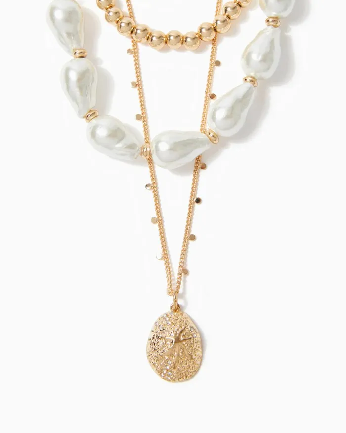 Women Lilly Pulitzer Jewelry Sway Necklace Gold Metallic Women Lilly Pulitzer Jewelry Sway Necklace Gold Metallic