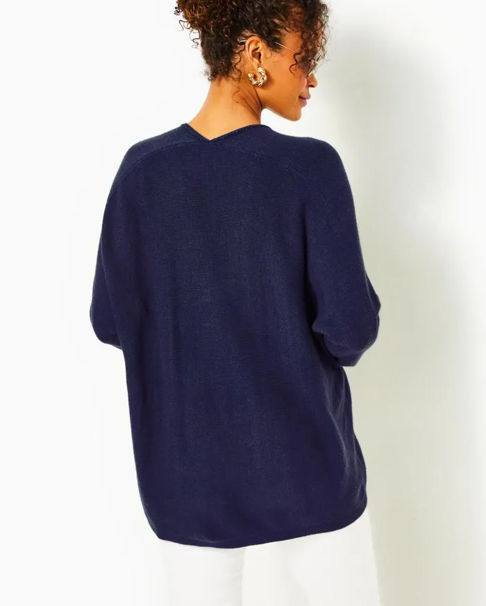 Women Lilly Pulitzer Tops Sevie Dolman Sleeve Sweater Low Tide Navy Women Lilly Pulitzer Tops Sevie Dolman Sleeve Sweater Low Tide Navy
