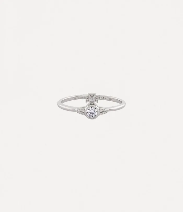 Women London Orb Ring Platinumwhitecz Vivienne Westwood Classic Styles