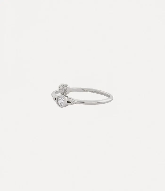 Women London Orb Ring Platinumwhitecz Vivienne Westwood Classic Styles Women London Orb Ring Platinumwhitecz Vivienne Westwood Classic Styles