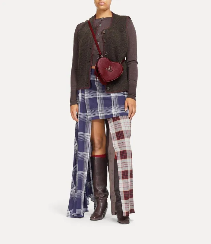 Women Louise Heart Crossbody Bag Burgundy Vivienne Westwood Crossbody Bags Women Louise Heart Crossbody Bag Burgundy Vivienne Westwood Crossbody Bags
