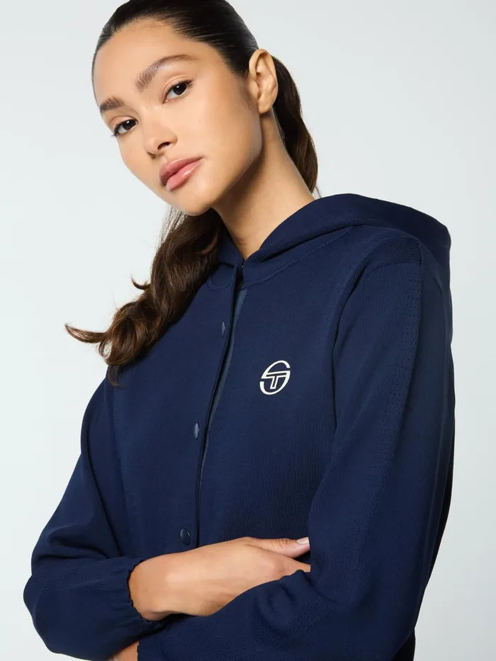 Women Loungewear Sergio Tacchini Rosolina Hoodie Maritime Blue