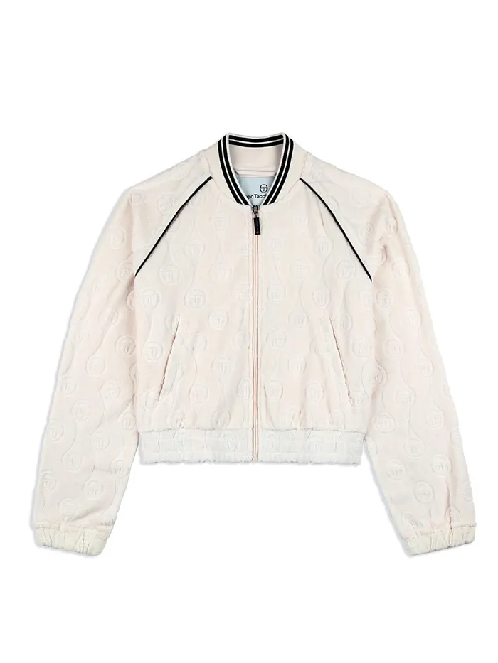 Women Loungewear Sergio Tacchini Zona Track Jacket Gardenia