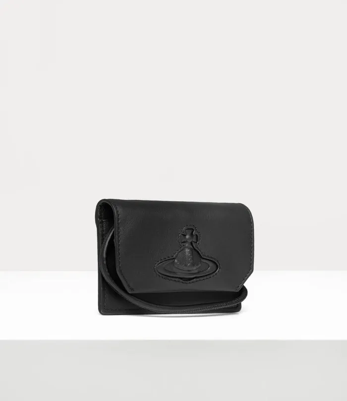 WomenMen Card Holder With Strap Black Vivienne Westwood Wallets And Purses WomenMen Card Holder With Strap Black Vivienne Westwood Wallets And Purses