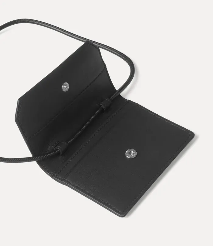 WomenMen Card Holder With Strap Black Vivienne Westwood Wallets And Purses WomenMen Card Holder With Strap Black Vivienne Westwood Wallets And Purses