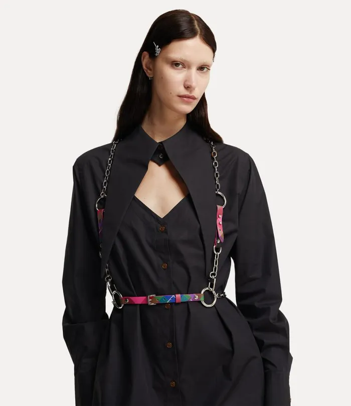 WomenMen Chain Harness Candytartan Vivienne Westwood Belts And Harnesses WomenMen Chain Harness Candytartan Vivienne Westwood Belts And Harnesses