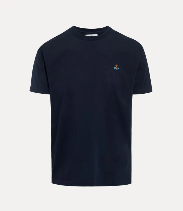 WomenMen Classic TShirt Multicolour Orb Navy Vivienne Westwood Tops And Shirts