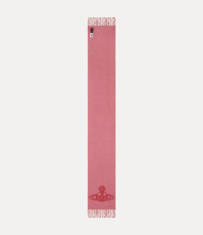 WomenMen Double Logo Scarf Red Vivienne Westwood Scarves And Ponchos WomenMen Double Logo Scarf Red Vivienne Westwood Scarves And Ponchos