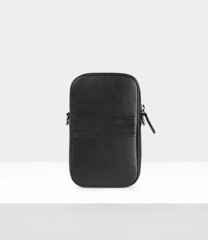 WomenMen Phone Crossbody Bag Black Vivienne Westwood Crossbody Bags WomenMen Phone Crossbody Bag Black Vivienne Westwood Crossbody Bags