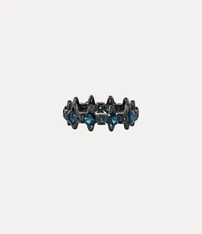 WomenMen Warwick Ring Rutheniumbluenanocrystalcz Vivienne Westwood Rings WomenMen Warwick Ring Rutheniumbluenanocrystalcz Vivienne Westwood Rings