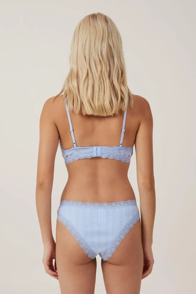 Women Panties Cotton On Organic Cotton Lace Cheeky Brief Windsurfer Pointelle Women Panties Cotton On Organic Cotton Lace Cheeky Brief Windsurfer Pointelle