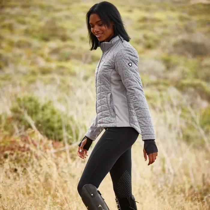 Women Pants and Shorts Ariat Prevail Insulated Full Seat Tight Black Reflective
