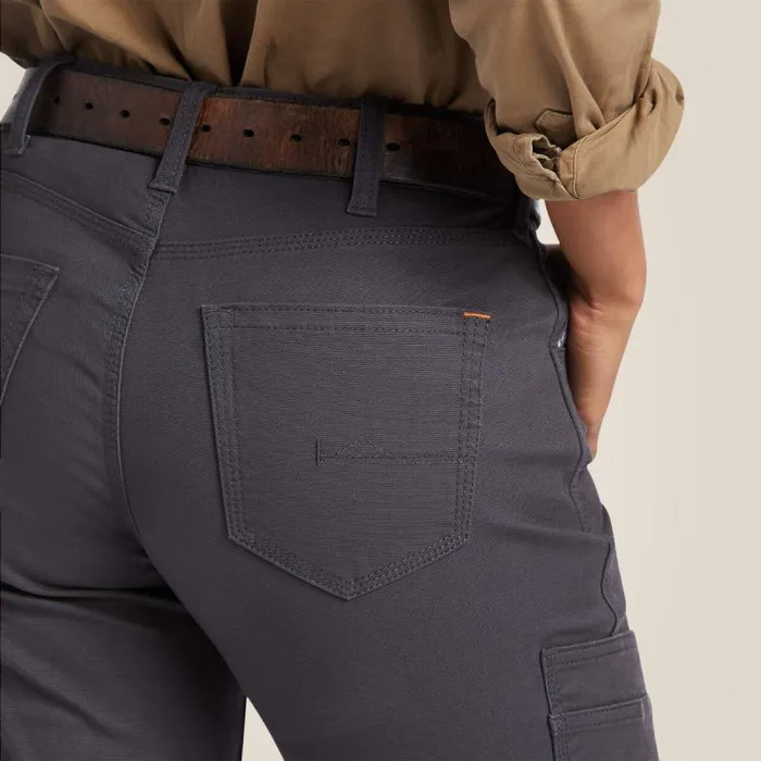 Women Pants and Shorts Ariat Rebar DuraStretch Made Tough Straight Leg Pant Rebar Grey Women Pants and Shorts Ariat Rebar DuraStretch Made Tough Straight Leg Pant Rebar Grey