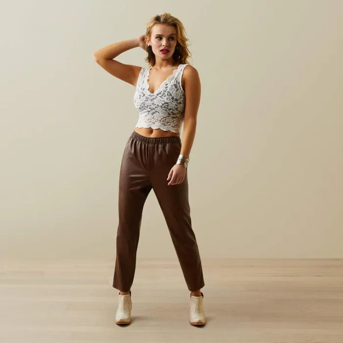 Women Pants and Shorts Ariat Small Town Jogger Pant Fondue Fudge Women Pants and Shorts Ariat Small Town Jogger Pant Fondue Fudge
