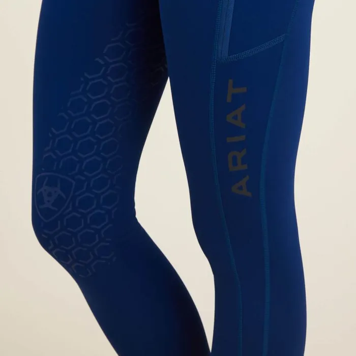 Women Pants and Shorts Ariat Venture Thermal Half Grip Tight Estate Blue Women Pants and Shorts Ariat Venture Thermal Half Grip Tight Estate Blue