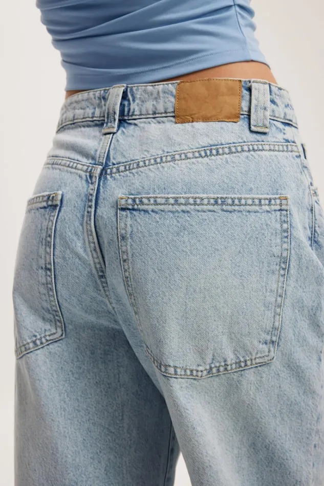 Women Pants Cotton On Super Baggy Jean Palm Blue Women Pants Cotton On Super Baggy Jean Palm Blue