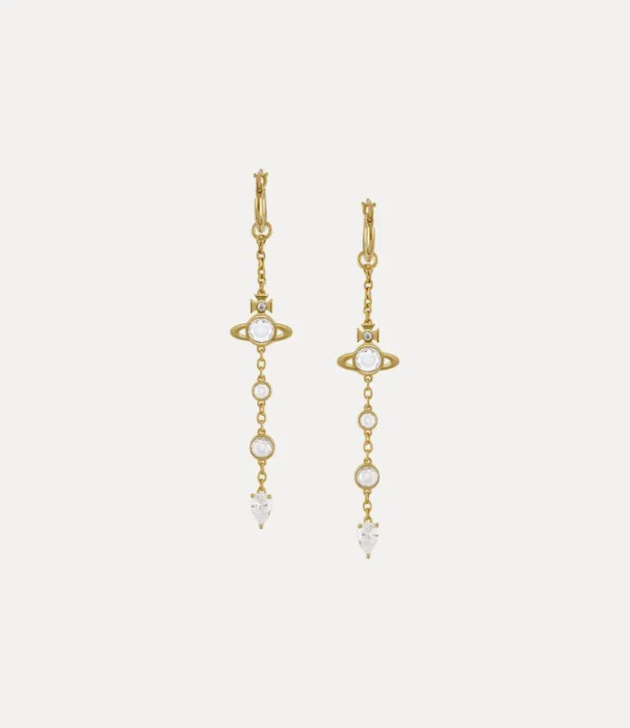 Women Phaedra Long Earrings Goldwhitecz Vivienne Westwood Earrings