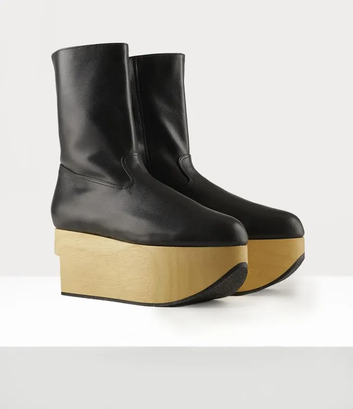 Women Rocking Horse Boot Black Vivienne Westwood Boots Women Rocking Horse Boot Black Vivienne Westwood Boots