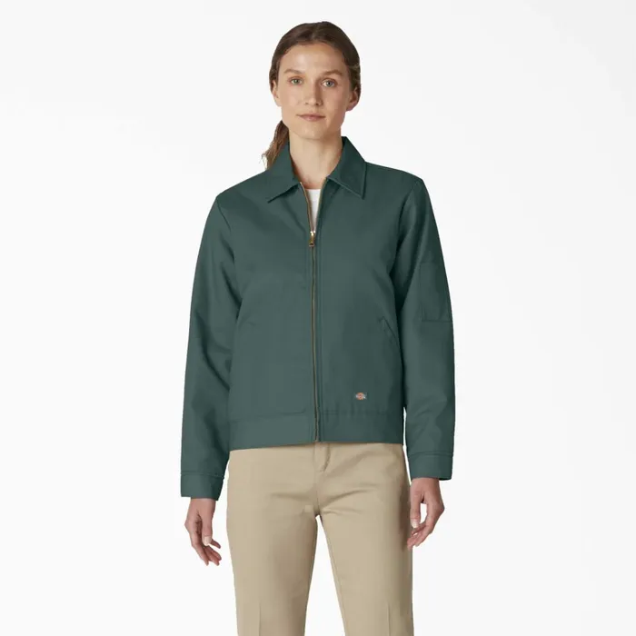 Womens Insulated Eisenhower Jacket Lincoln Green Lincoln Green lso Women Dickies Coats and Jackets Womens Insulated Eisenhower Jacket Lincoln Green Lincoln Green lso Women Dickies Coats and Jackets