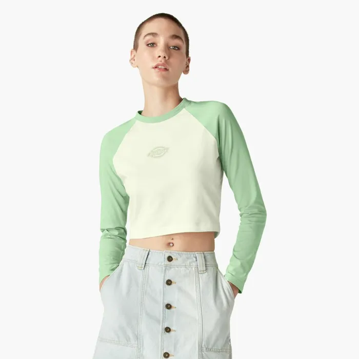 Womens Sodaville Cropped TShirt Quiet Green Quiet Green qg2 Women Dickies Long Sleeve TShirts Womens Sodaville Cropped TShirt Quiet Green Quiet Green qg2 Women Dickies Long Sleeve TShirts