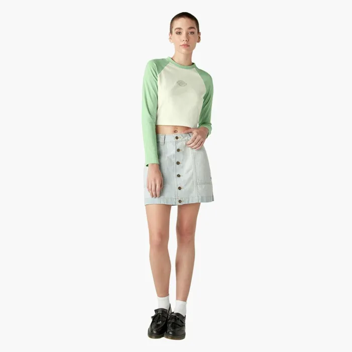 Womens Sodaville Cropped TShirt Quiet Green Quiet Green qg2 Women Dickies Long Sleeve TShirts Womens Sodaville Cropped TShirt Quiet Green Quiet Green qg2 Women Dickies Long Sleeve TShirts