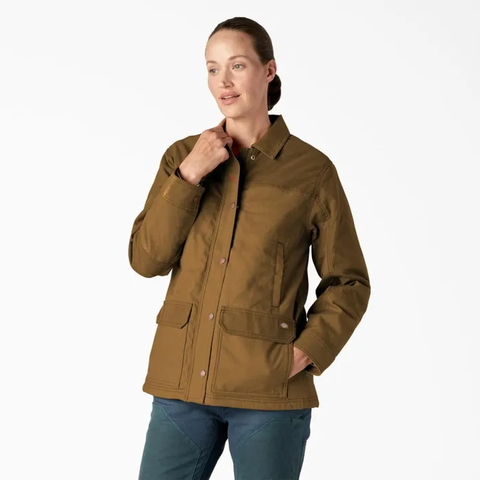 Womens Waxed Canvas Chore Coat Brown Duck Brown Duck bd Women Dickies Coats and Jackets Womens Waxed Canvas Chore Coat Brown Duck Brown Duck bd Women Dickies Coats and Jackets