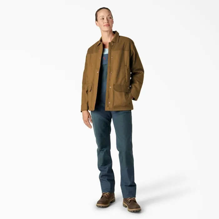 Womens Waxed Canvas Chore Coat Brown Duck Brown Duck bd Women Dickies Coats and Jackets Womens Waxed Canvas Chore Coat Brown Duck Brown Duck bd Women Dickies Coats and Jackets