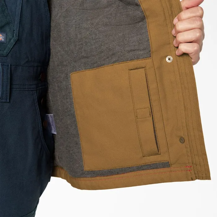 Womens Waxed Canvas Chore Coat Brown Duck Brown Duck bd Women Dickies Coats and Jackets Womens Waxed Canvas Chore Coat Brown Duck Brown Duck bd Women Dickies Coats and Jackets