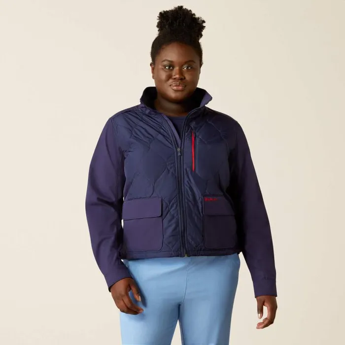 Women Scrubs Ariat Ambroise Insulated Scrub Jacket Navy Women Scrubs Ariat Ambroise Insulated Scrub Jacket Navy