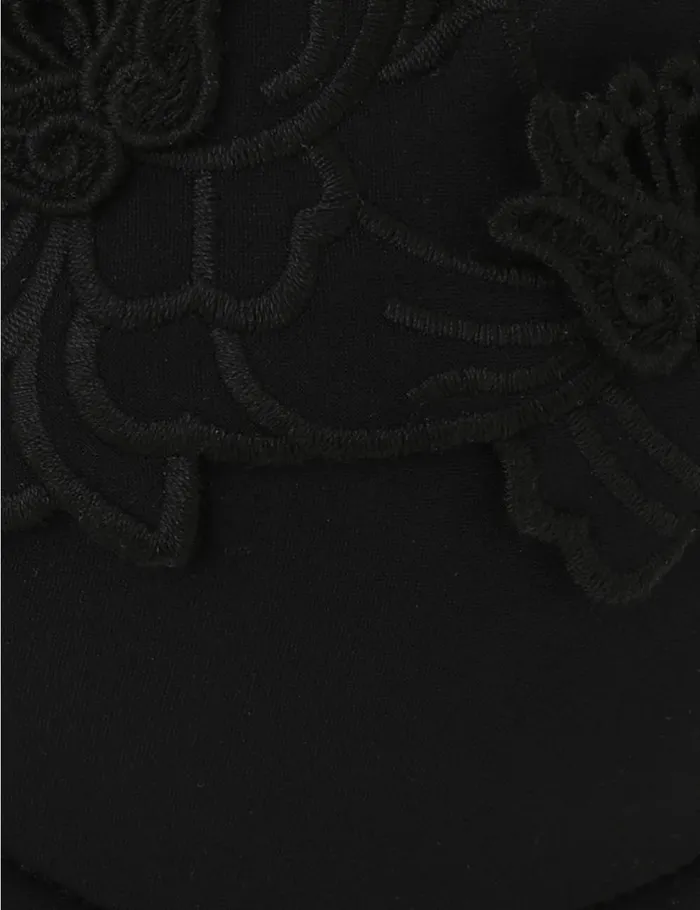 Women Separates Zimmermann Halliday Embroidery Bra Noir