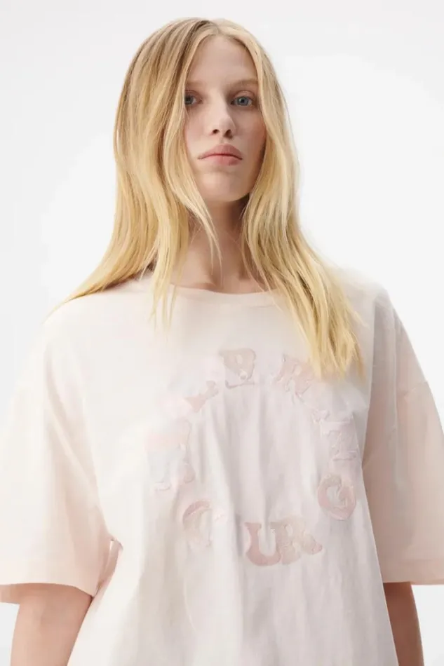 Women Shirts and Blouses Lala Berlin TShirt Celia Cotton Encourage Rosewater Women Shirts and Blouses Lala Berlin TShirt Celia Cotton Encourage Rosewater