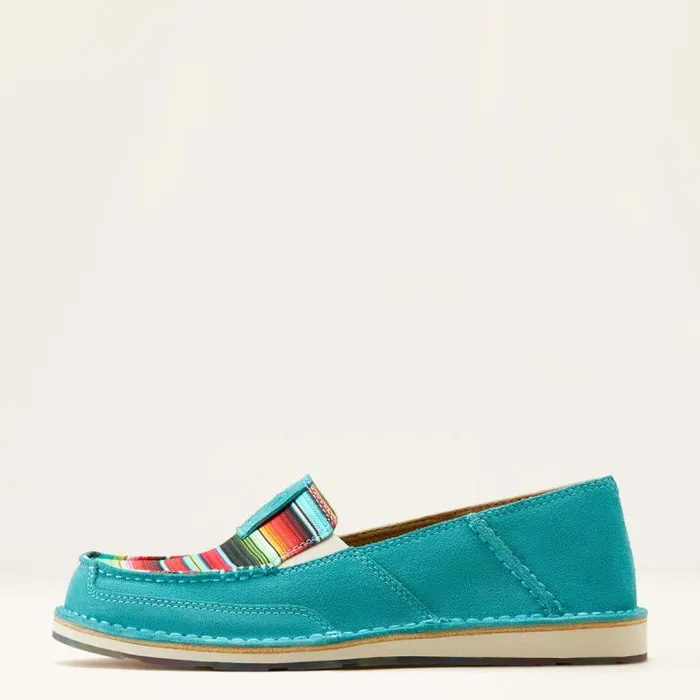 Women Shoes and Sneakers Ariat Cruiser Teal Suedestriking Serape Women Shoes and Sneakers Ariat Cruiser Teal Suedestriking Serape