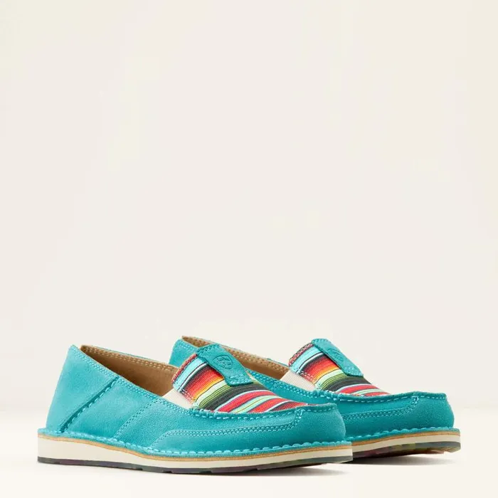 Women Shoes and Sneakers Ariat Cruiser Teal Suedestriking Serape Women Shoes and Sneakers Ariat Cruiser Teal Suedestriking Serape