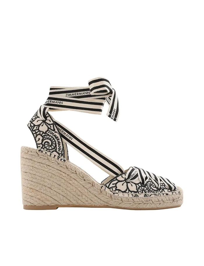 Women Shoes Zimmermann Sol Espadrille 95 Onyx